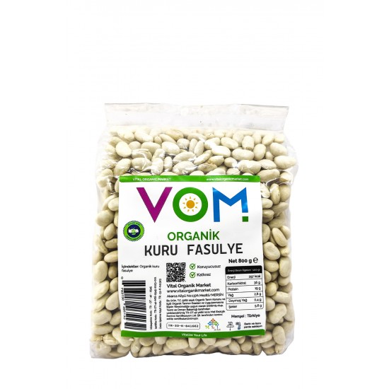 Organik Kuru Fasulye 800g Organik Kuru Fasulye 800g