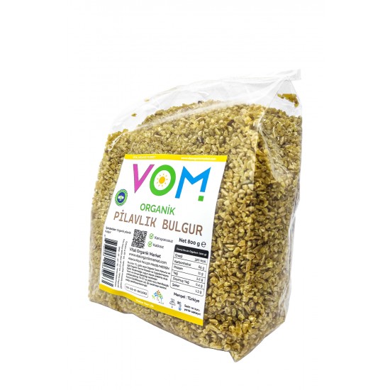 Organik Pilavlık Bulgur 800g Organik Pilavlık Bulgur 800g