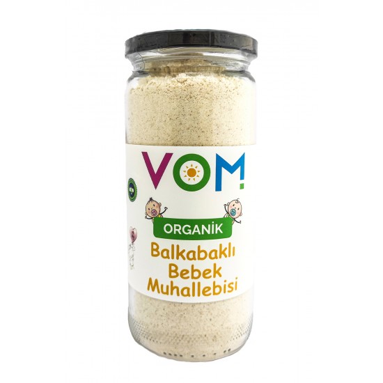 Organik Balkabaklı Bebek Muhallebisi 300g