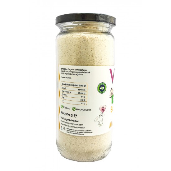 Organik Balkabaklı Bebek Muhallebisi 300g