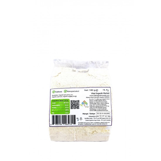 Organik Yulaflı Bebek Muhallebisi 180g