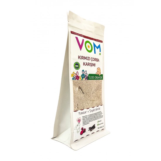 Organik VOM Kırmızı Çorba Karışımı 180g Organik VOM Kırmızı Çorba Karışımı 180g