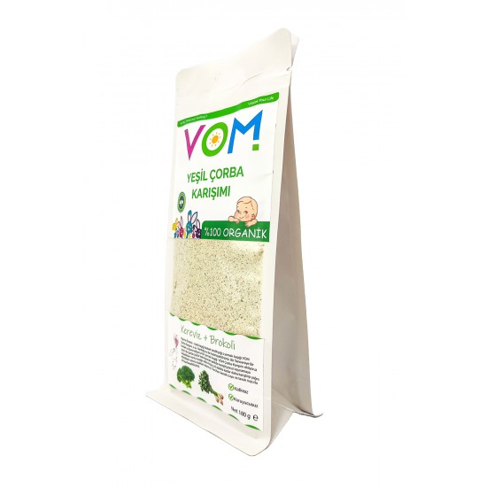 Organik VOM Yeşil Çorba Karışımı 180g Organik VOM Yeşil Çorba Karışımı 180g