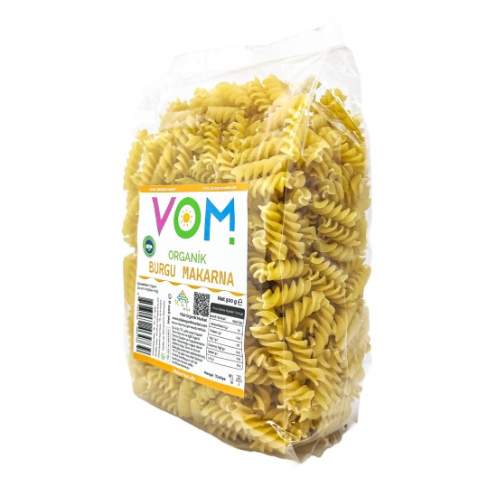 Organik Burgu Makarna 500g