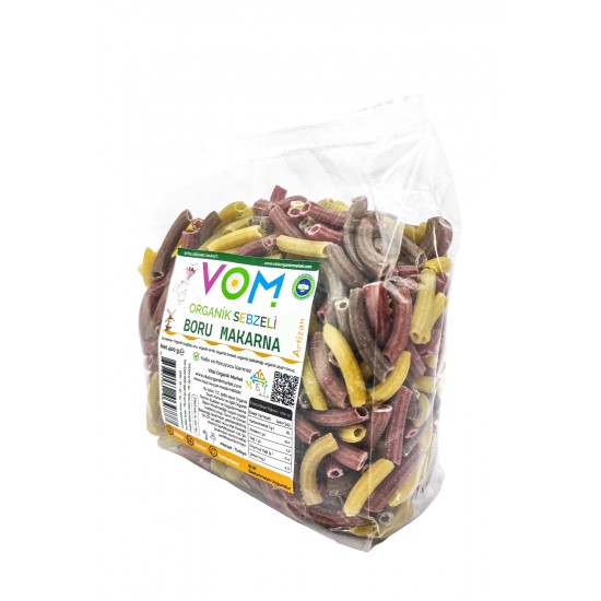 Organik Sebzeli Boru Makarna 400g Organik Sebzeli Boru Makarna 400g
