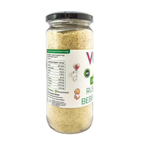 Organik Ruşeymli Bebek İrmiği 330g Organik Ruşeymli Bebek İrmiği 330g
