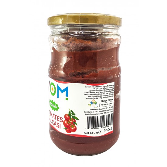 Organik Domates Salçası 660g Organik Domates Salçası 660g