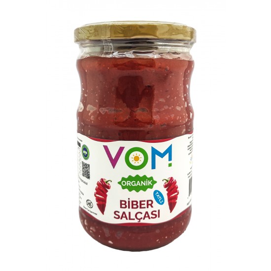 Organik Biber Salçası 660g