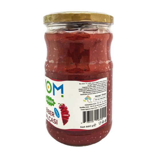 Organik Biber Salçası 660g