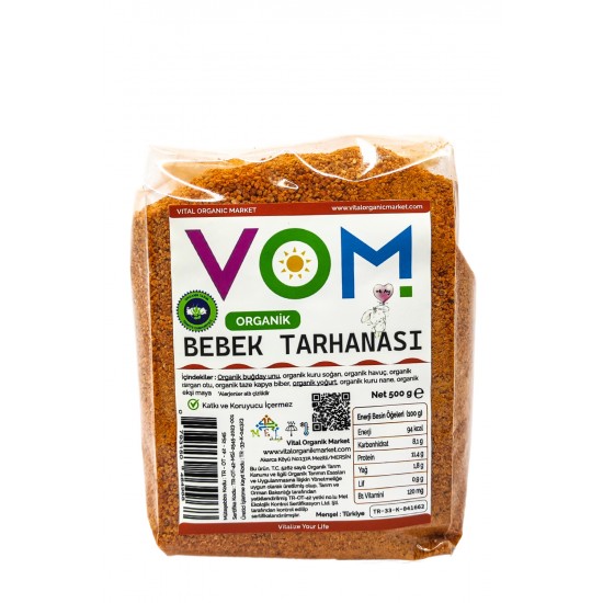 Organik Bebek Tarhanası 500g Organik Bebek Tarhanası 500g
