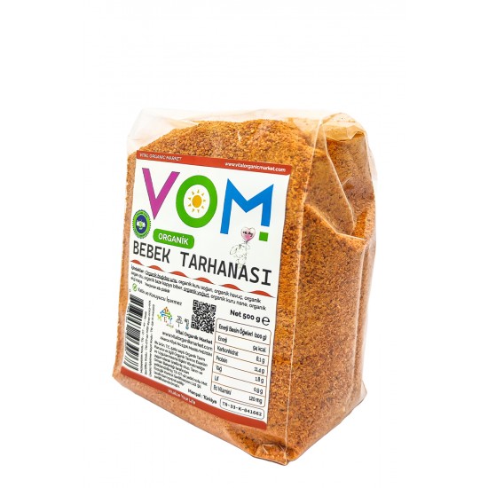 Organik Bebek Tarhanası 500g Organik Bebek Tarhanası 500g