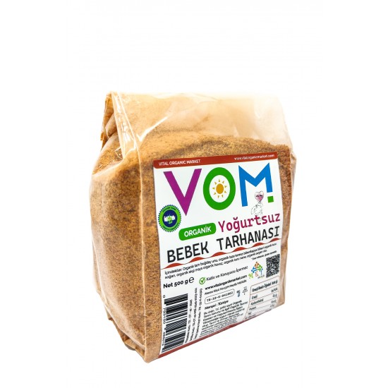 Organik Yoğurtsuz Bebek Tarhanası 500g Organik Yoğurtsuz Bebek Tarhanası 500g