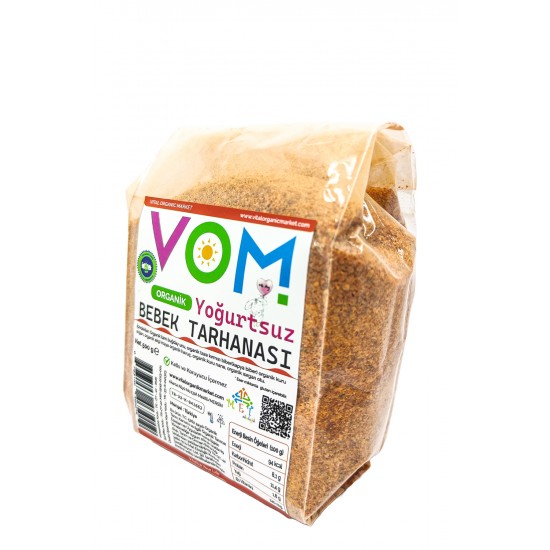 Organik Yoğurtsuz Bebek Tarhanası 500g Organik Yoğurtsuz Bebek Tarhanası 500g