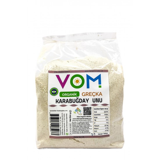 Organik Karabuğday Unu (Greçka) 800g