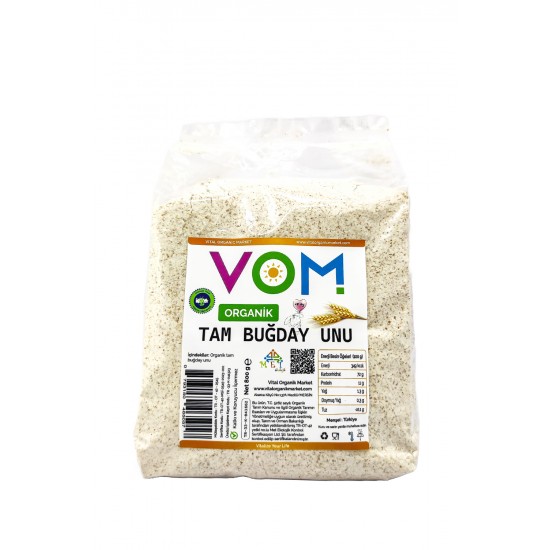 Organik Tam Buğday Unu 800g Organik Tam Buğday Unu 800g